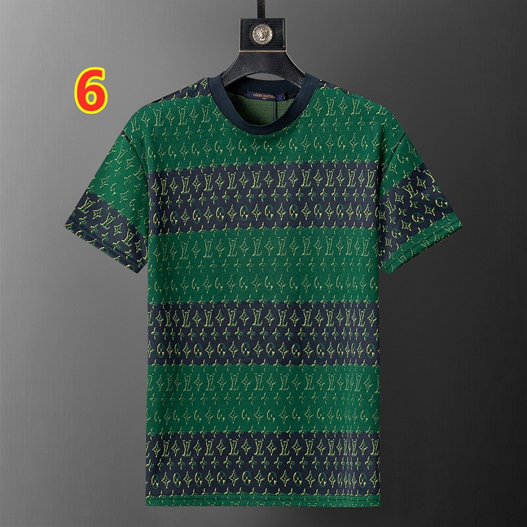 Louis Vuitton Damier Cotton Pique T-Shirt · 6196 — תמונה 6