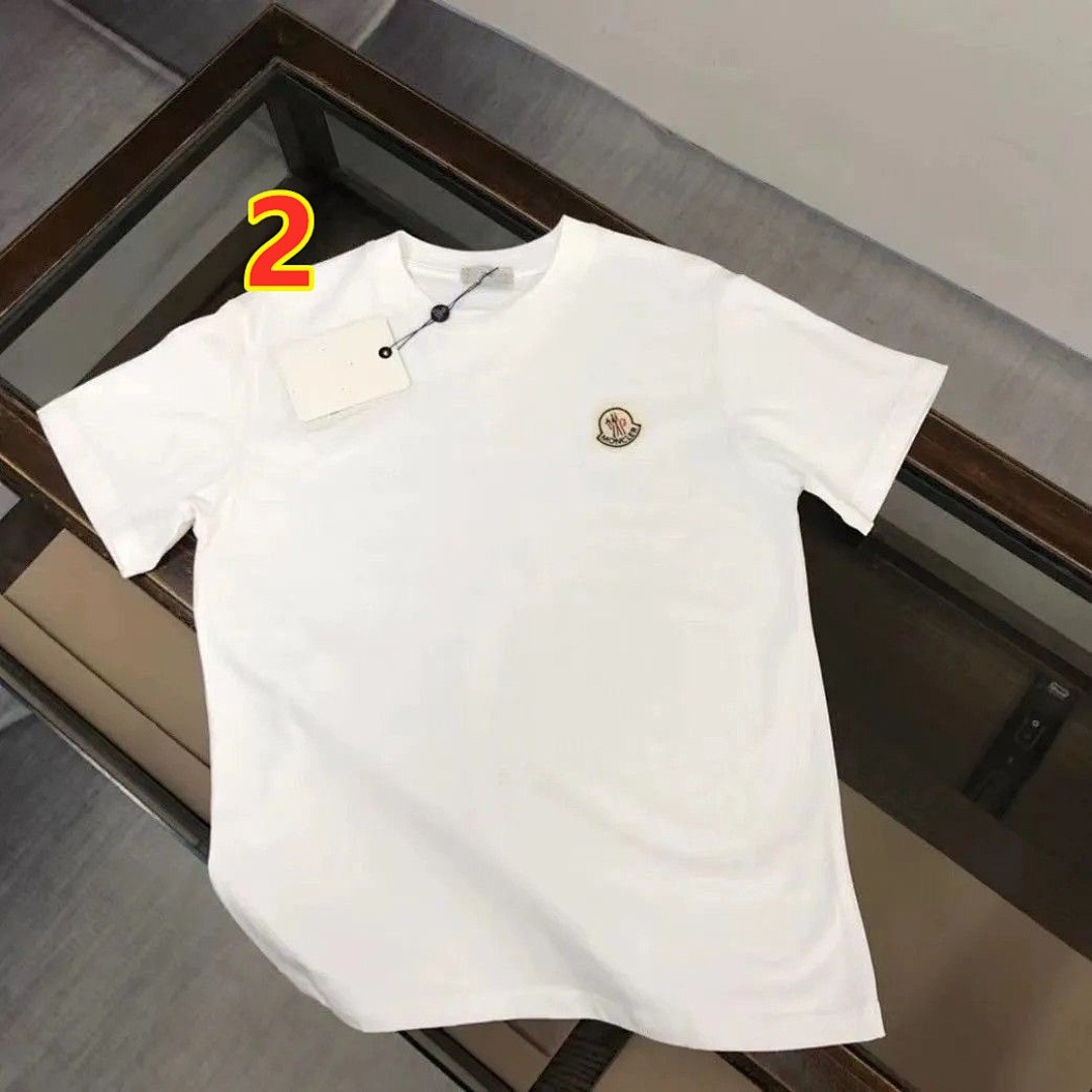 Moncler Logo Patch Cotton T-Shirt · 6189 — תמונה 3