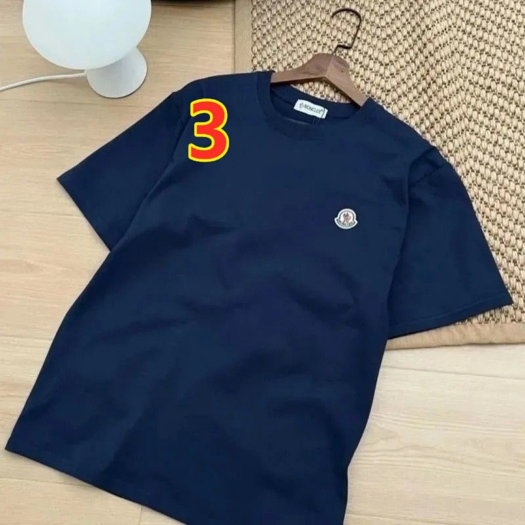 Moncler Logo Patch Cotton T-Shirt · 6189 — תמונה 4
