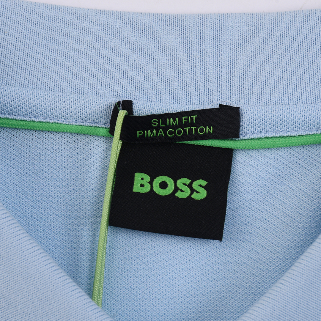 BOSS Centred-logo slim-fit polo · 5270 — תמונה 10