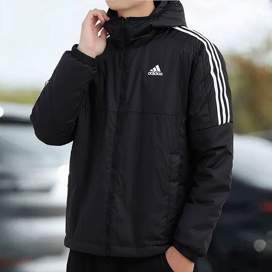 Adidas Essentials 3-Stripes Insulated Hooded Jacket · 5912 — תמונה 8