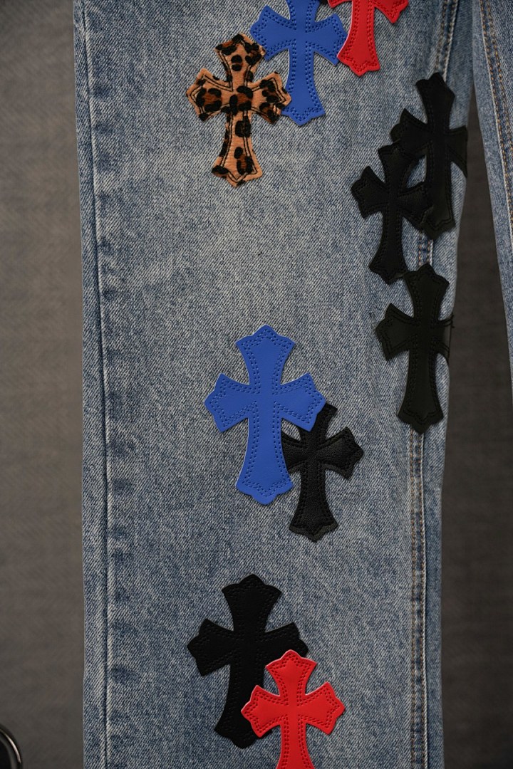 Chrome Hearts Multi Patch Cross Denim Jeans · 6226 — תמונה 30