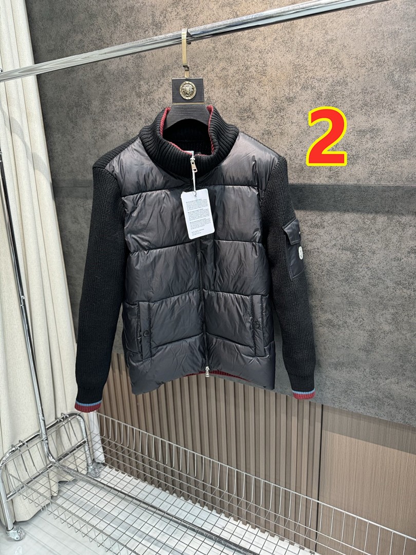 Moncler Padded Wool Zip-Up Cardigan · 5806 — תמונה 3