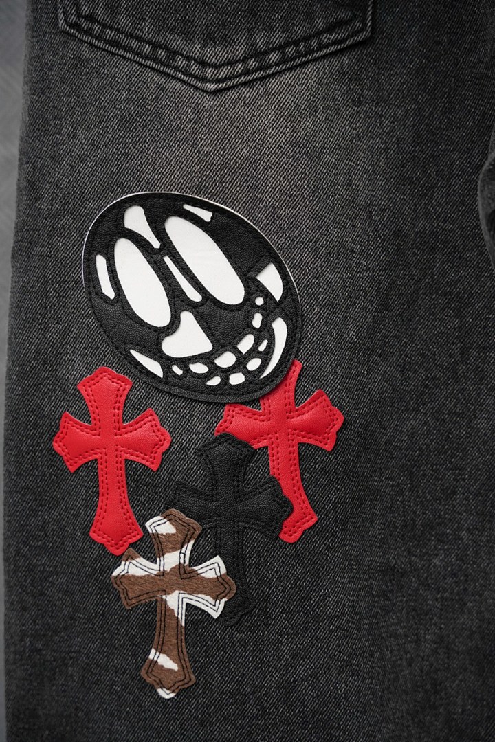 Chrome Hearts Multi Patch Cross Denim Jeans · 6226 — תמונה 48
