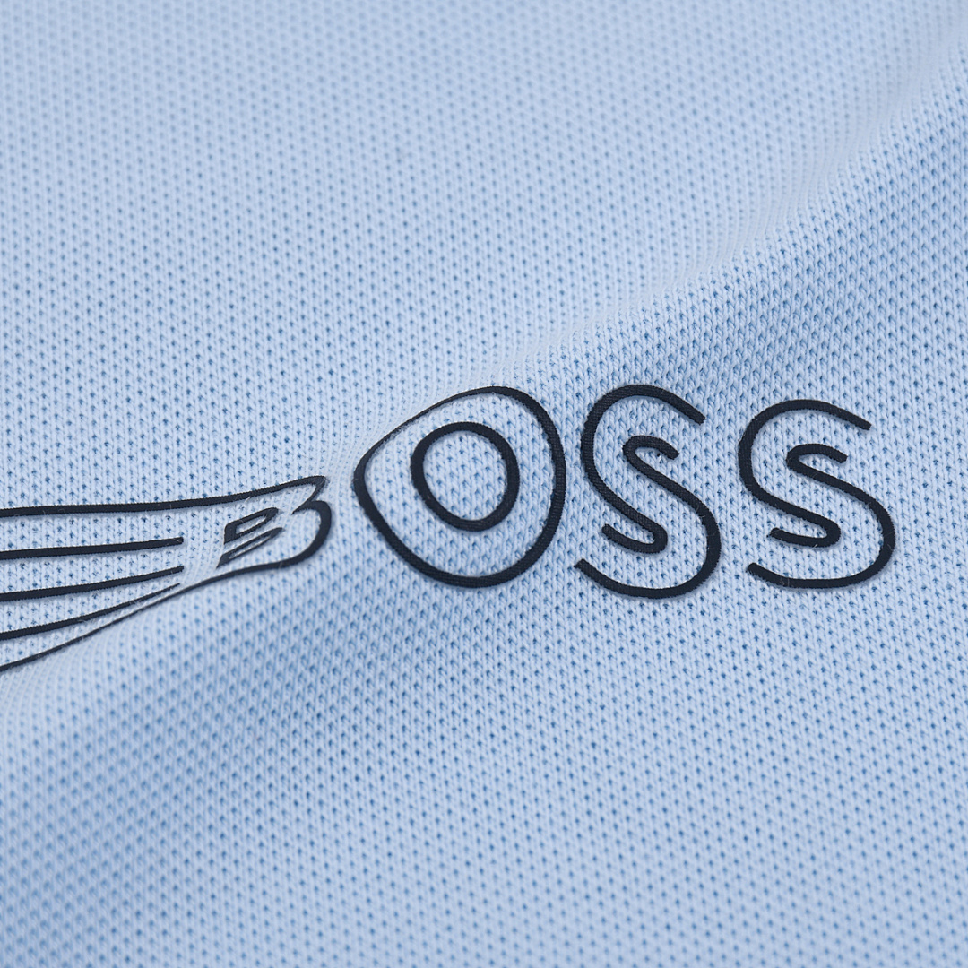 BOSS Centred-logo slim-fit polo · 5270 — תמונה 13