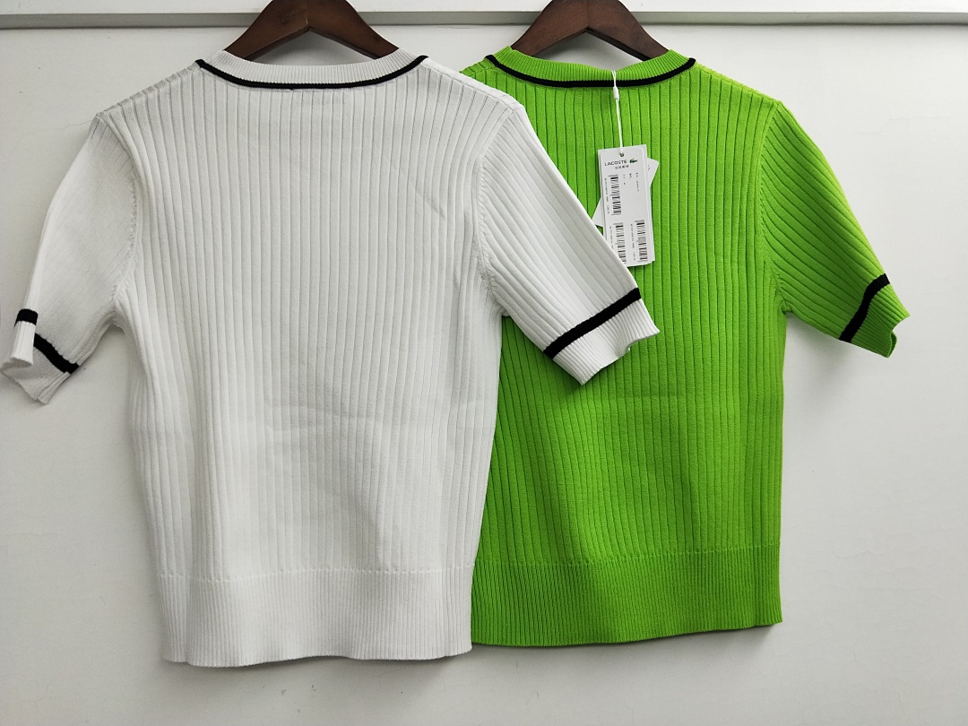 Lacoste Contrast Trim Jersey T-shirt · 5276 — תמונה 7