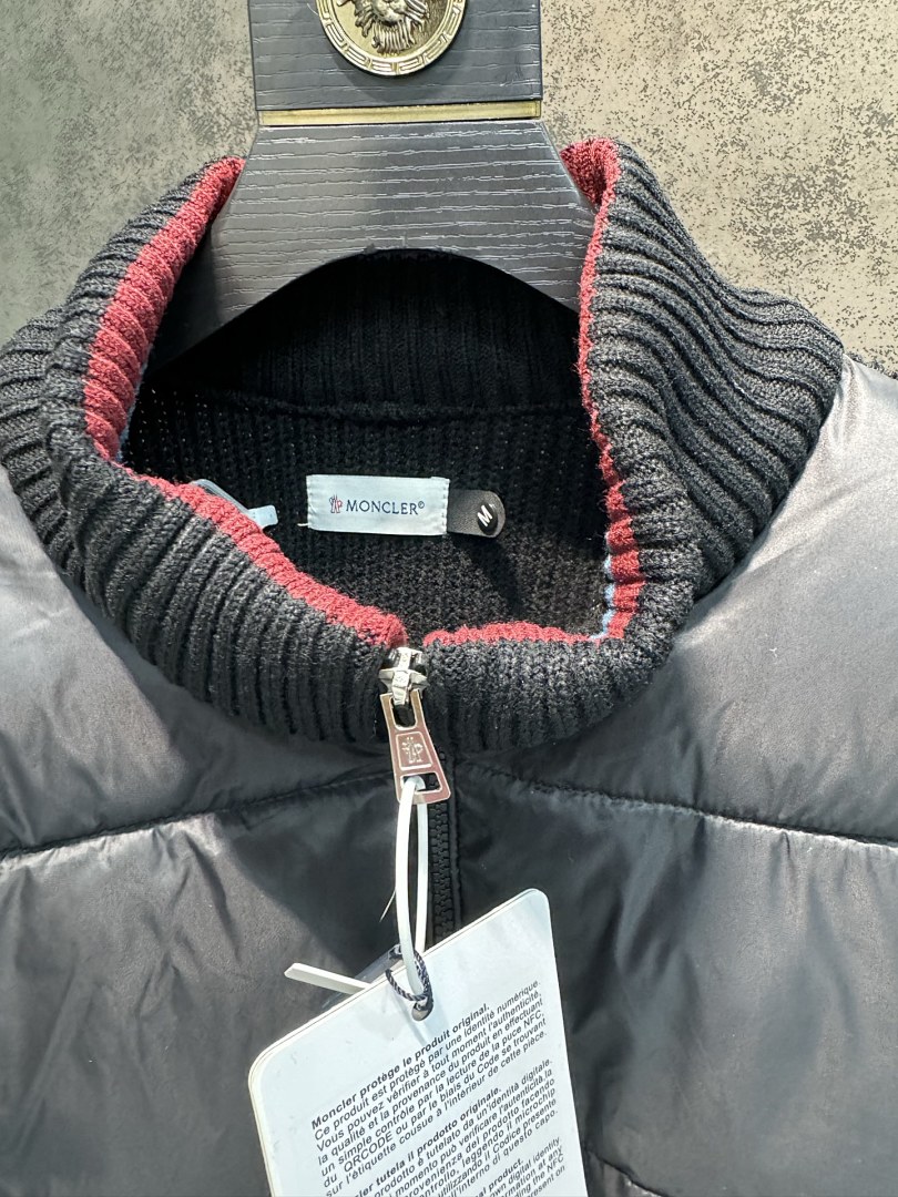 Moncler Padded Wool Zip-Up Cardigan · 5806 — תמונה 8