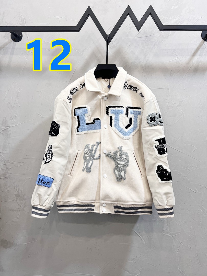 Louis Vuitton Monogram Playground Varsity Jacket · 6195 — תמונה 13