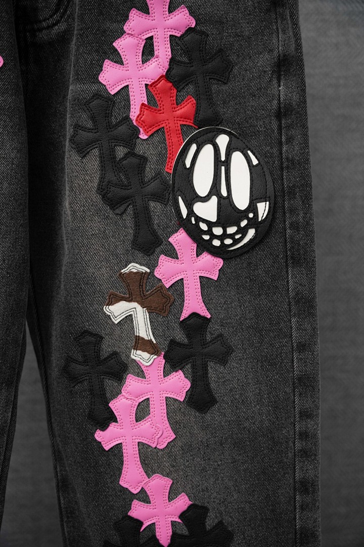 Chrome Hearts Multi Patch Cross Denim Jeans · 6226 — תמונה 54