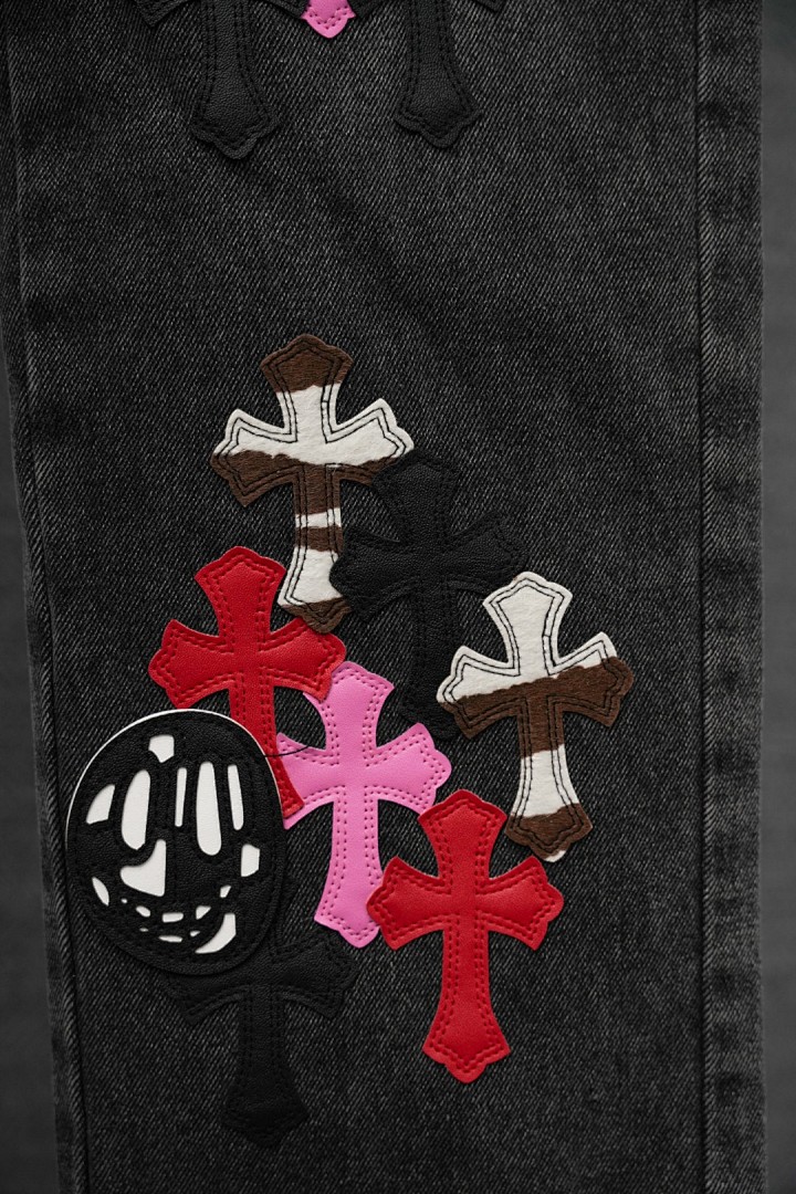 Chrome Hearts Multi Patch Cross Denim Jeans · 6226 — תמונה 52