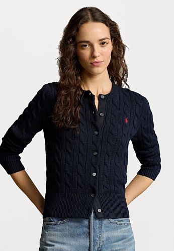 Polo Ralph Lauren Cable Knit Cotton Cardigan · 5636