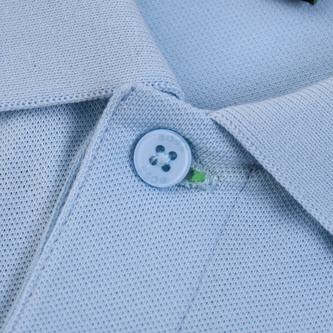 BOSS Centred-logo slim-fit polo · 5270 — תמונה 8