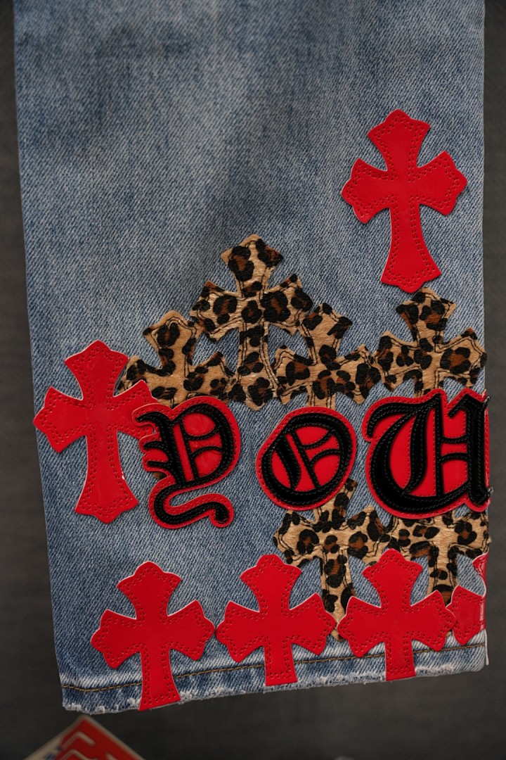 Chrome Hearts Multi Patch Cross Denim Jeans · 6226 — תמונה 35