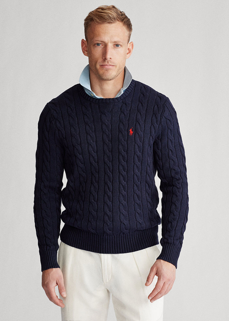 Polo Ralph Lauren Cable-Knit Cotton Sweater · 5067