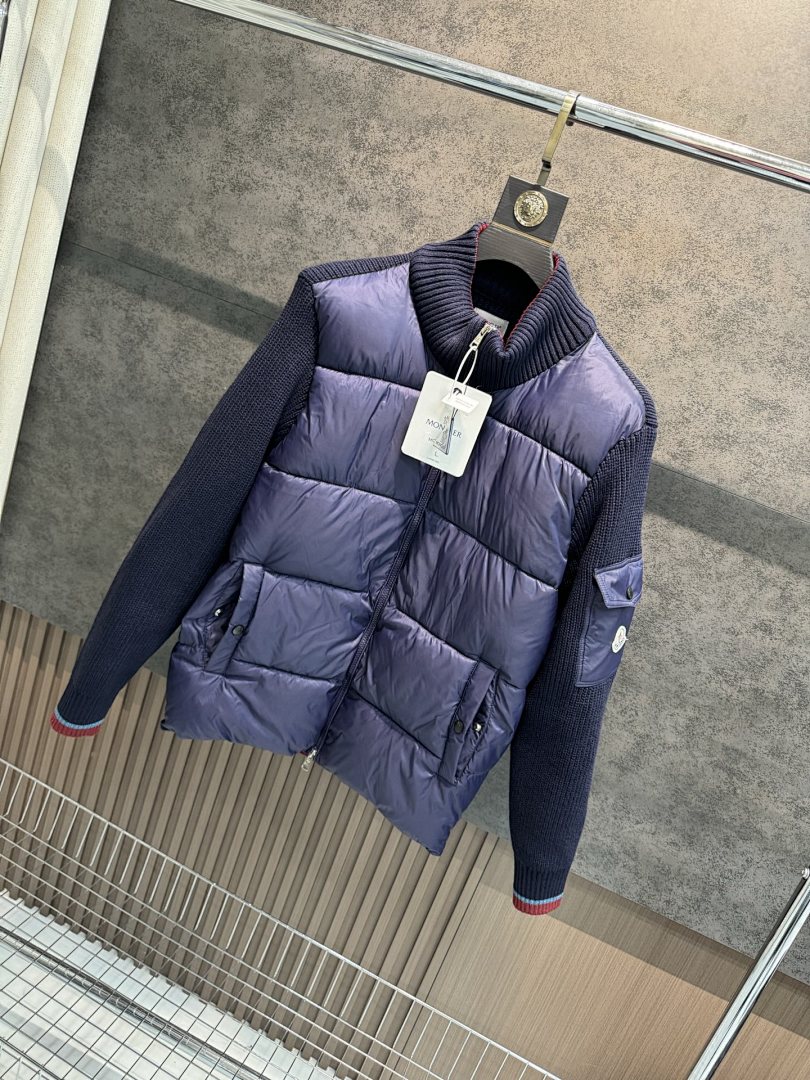 Moncler Padded Wool Zip-Up Cardigan · 5806 — תמונה 14