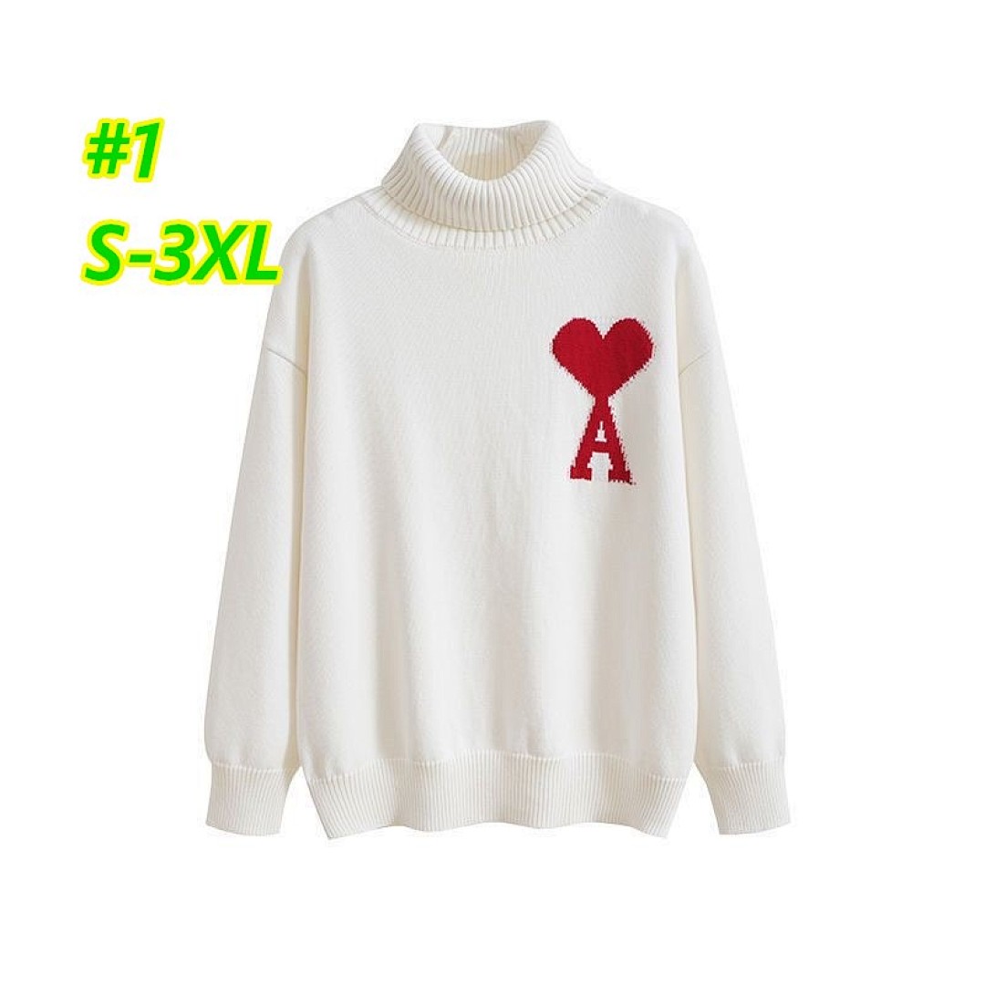 AMI Paris Ami De Coeur Funnel Neck · 4736 — תמונה 9