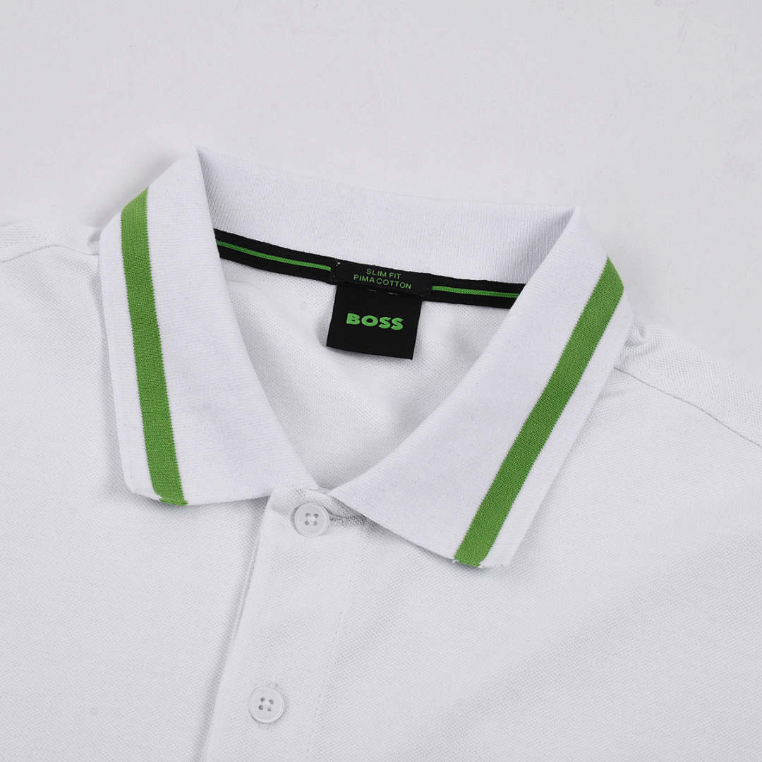 BOSS Stripe-trim polo shirt · 5271 — תמונה 7