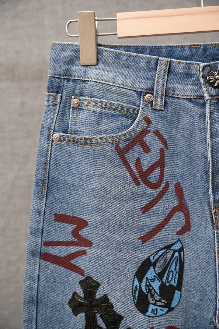 Chrome Hearts Gallery Dept Cross Patch Jeans · 6228 — תמונה 59