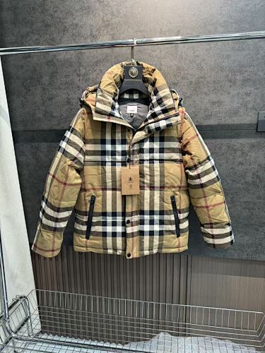 Burberry Check Hooded Puffer Jacket · 5735