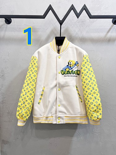 Louis Vuitton Monogram Playground Varsity Jacket · 6195