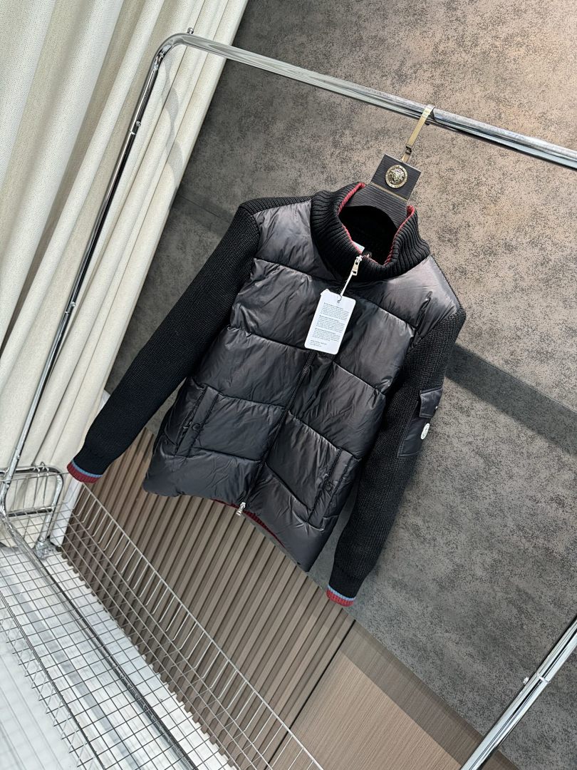 Moncler Padded Wool Zip-Up Cardigan · 5806 — תמונה 9