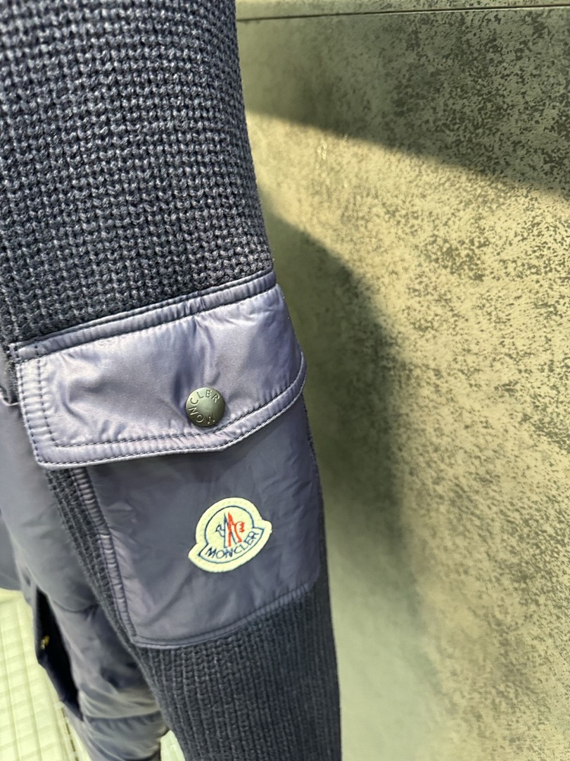 Moncler Padded Wool Zip-Up Cardigan · 5806 — תמונה 12