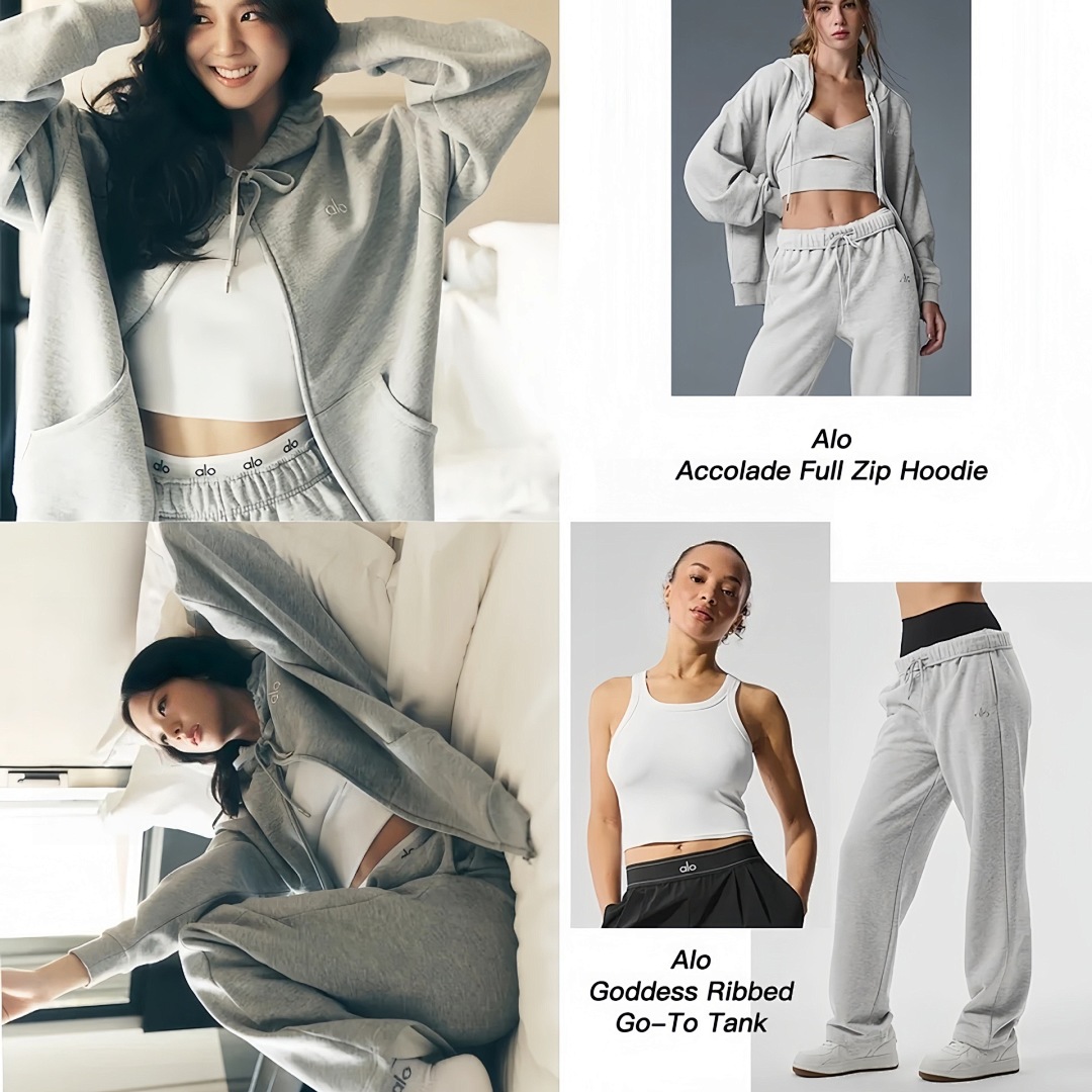 ALO Accolade Full Zip Hoodie · 6230 — תמונה 5