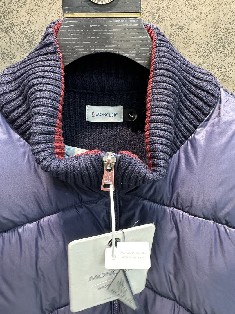Moncler Padded Wool Zip-Up Cardigan · 5806 — תמונה 13