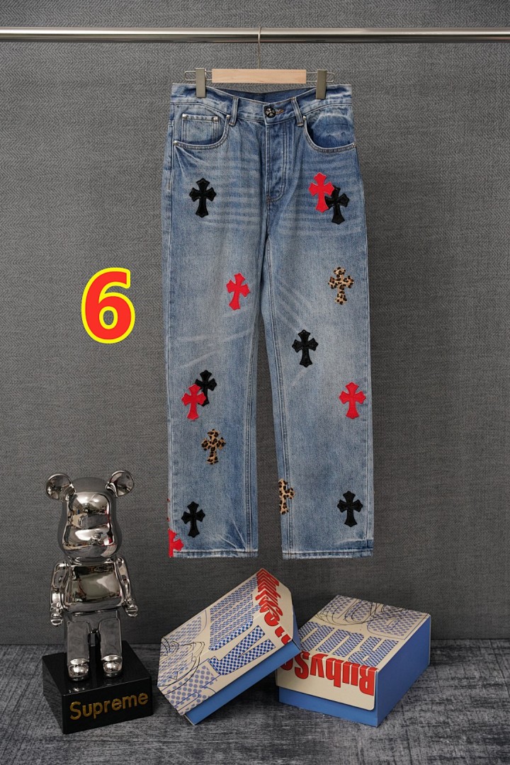 Chrome Hearts Multi Patch Cross Denim Jeans · 6226 — תמונה 7