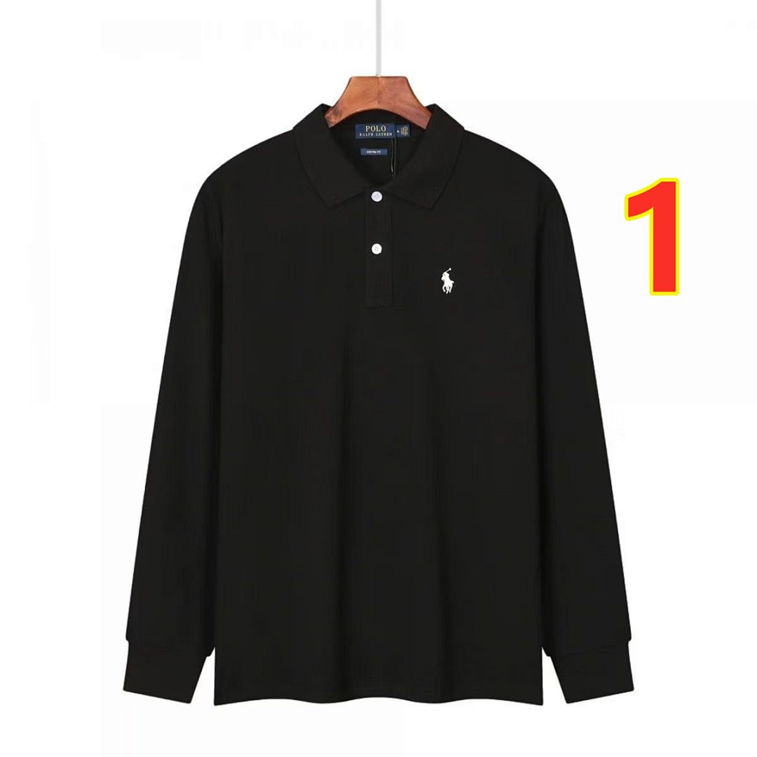 Ralph Lauren Cotton Mesh Long-Sleeve Polo Shirt · 5635 — תמונה 4