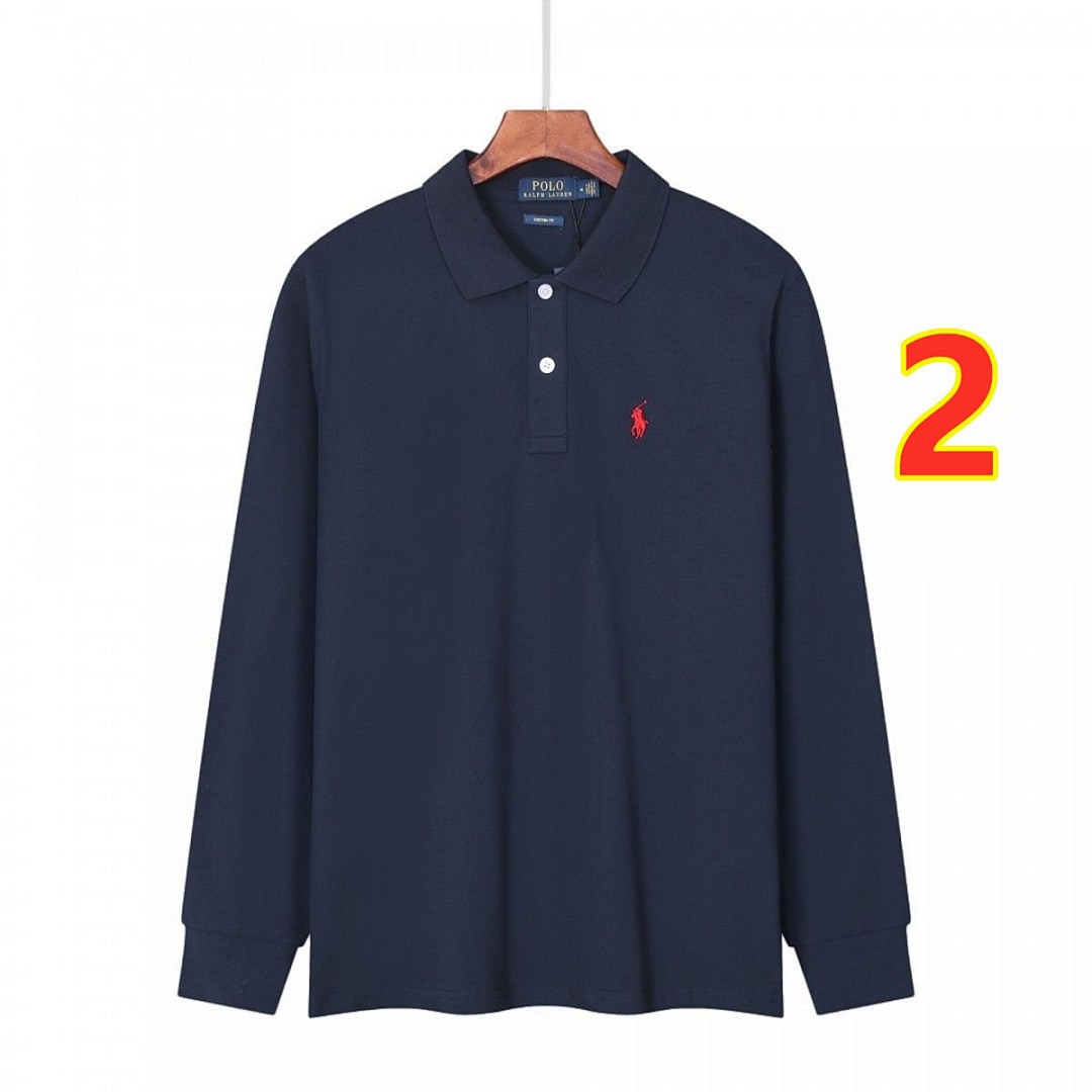 Ralph Lauren Cotton Mesh Long-Sleeve Polo Shirt · 5635 — תמונה 3