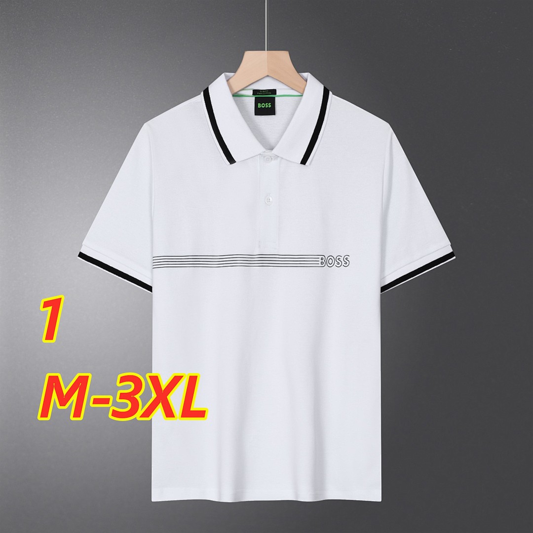 BOSS Centred-logo slim-fit polo · 5270 — תמונה 3