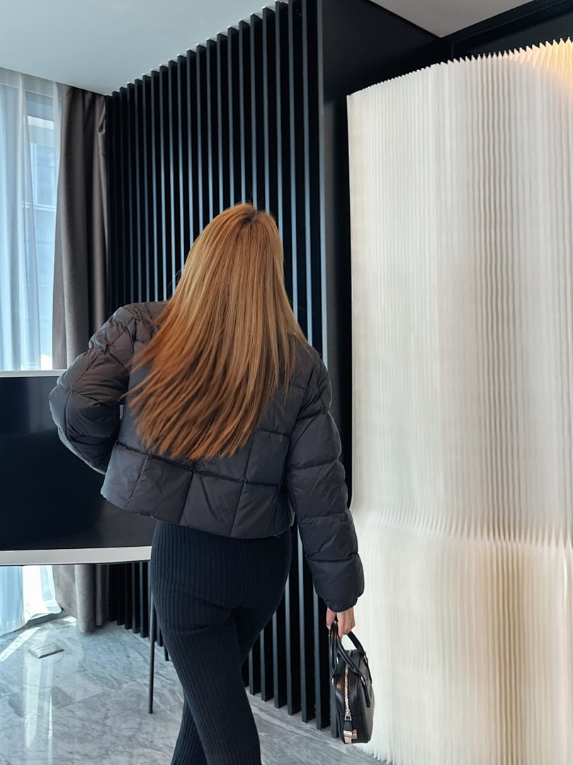 Miu Miu Logo-Print Crop Puffer Jacket · 5115 — תמונה 8