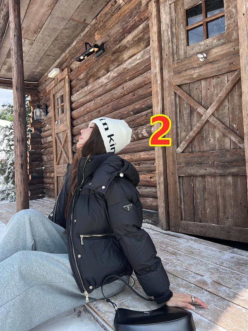 Prada Re-Nylon Convertible Down Jacket · 5743 — תמונה 3