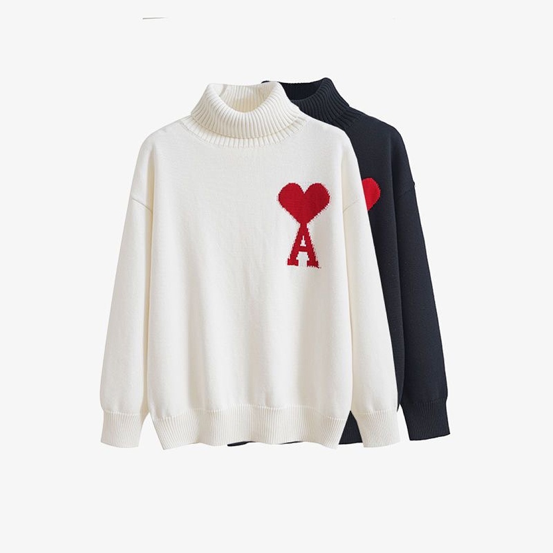 AMI Paris Ami De Coeur Funnel Neck · 4736 — תמונה 3
