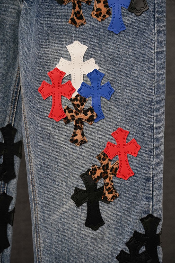 Chrome Hearts Multi Patch Cross Denim Jeans · 6226 — תמונה 31