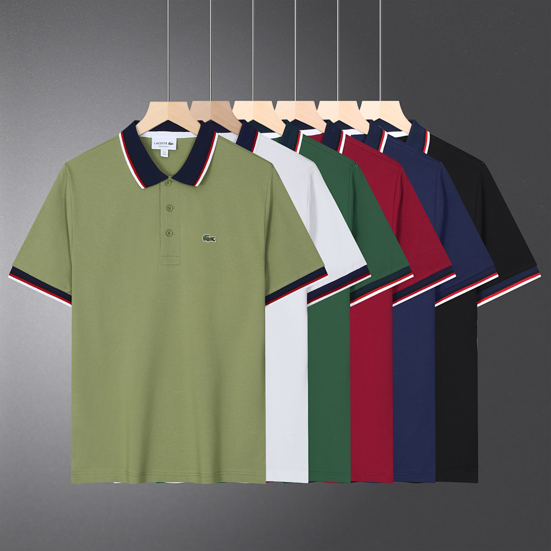 Lacoste Regular Fit Contrast Collar Polo · 5269