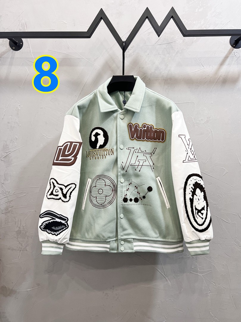 Louis Vuitton Monogram Playground Varsity Jacket · 6195 — תמונה 9