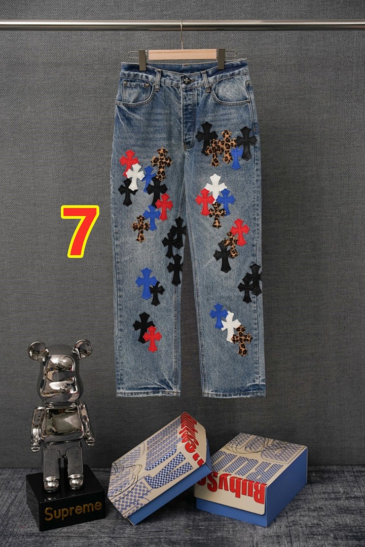 Chrome Hearts Multi Patch Cross Denim Jeans · 6226 — תמונה 8