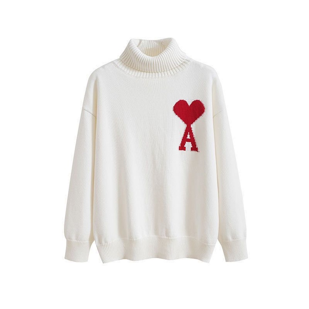 AMI Paris Ami De Coeur Funnel Neck · 4736 — תמונה 5