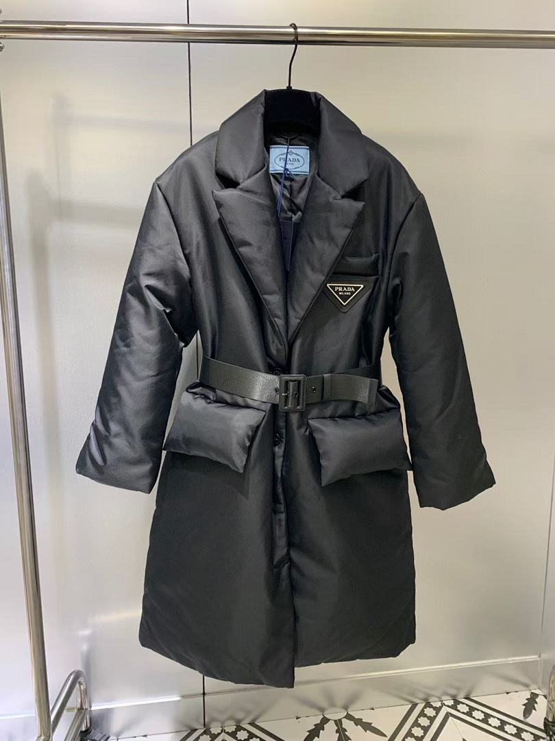 Prada Re-Nylon Belted Down Jacket · 5937