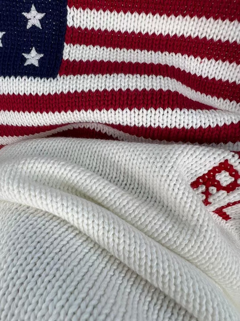 Polo Ralph Lauren Flag Intarsia Cotton Crewneck Sweater · 5634 — תמונה 3