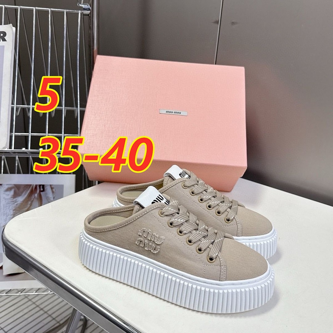 Miu Miu Denim Sneaker Mules · 5307 — תמונה 3