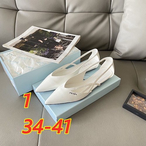 Prada Spazzolato Triangle Logo Slingback · 5439