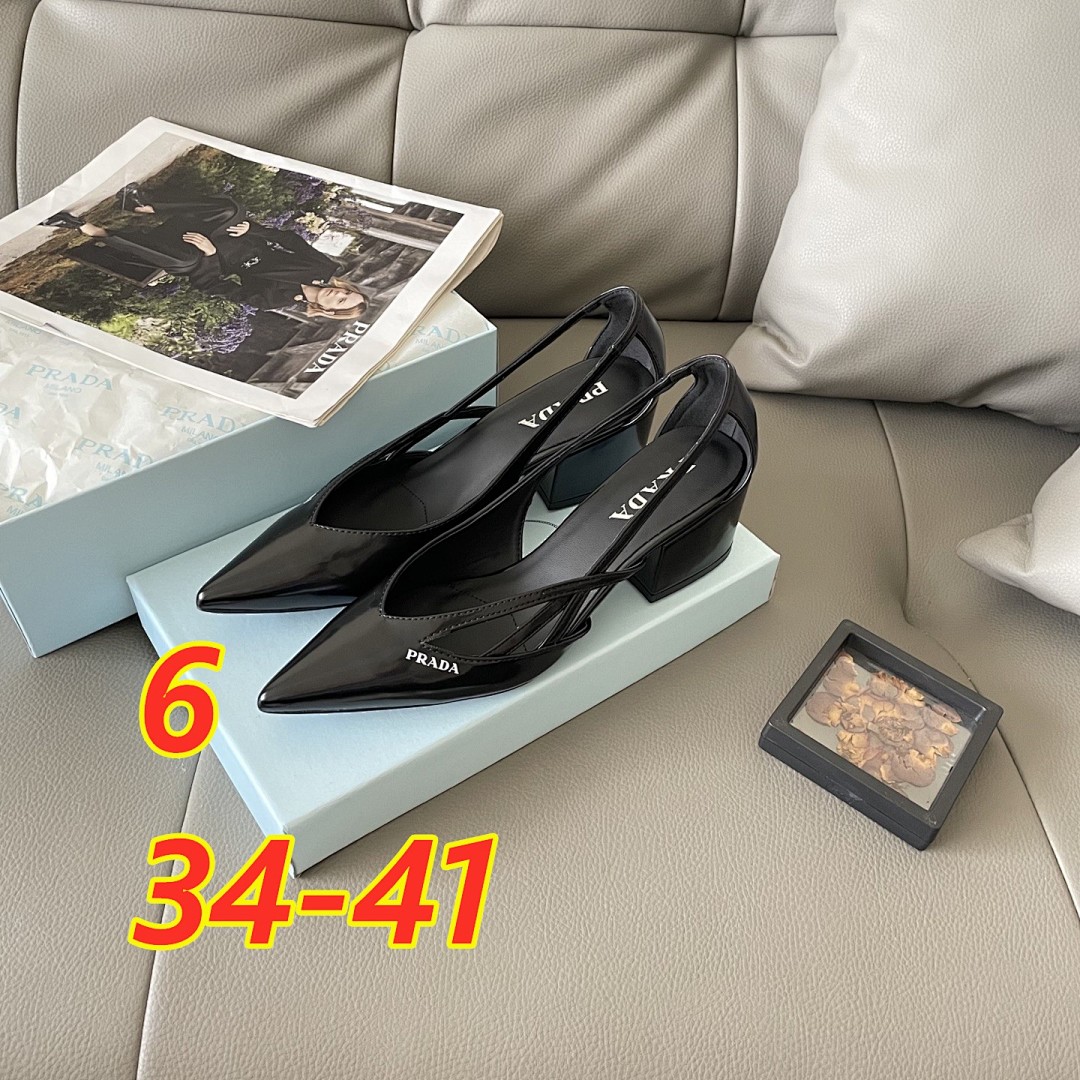 Prada Spazzolato Triangle Logo Slingback · 5439 — תמונה 7