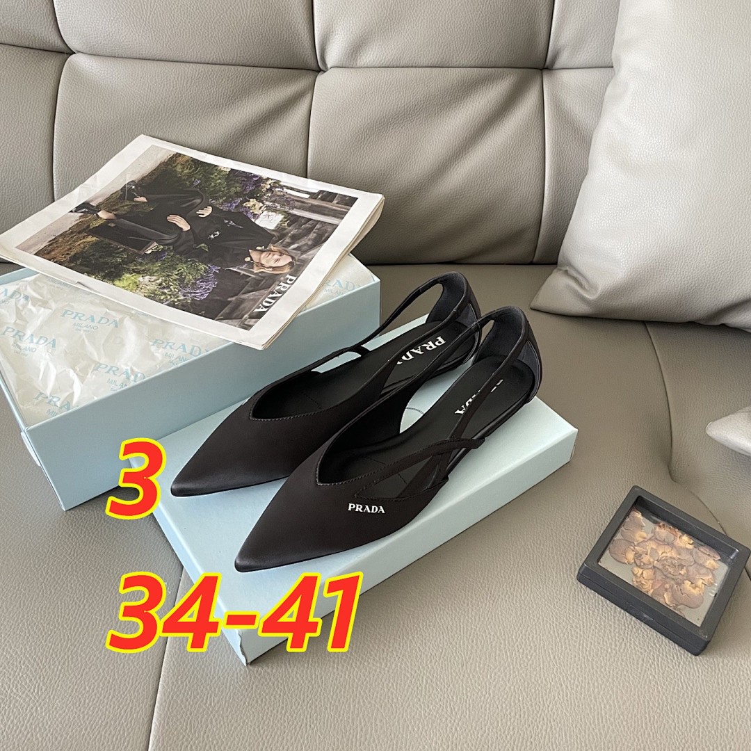 Prada Spazzolato Triangle Logo Slingback · 5439 — תמונה 4