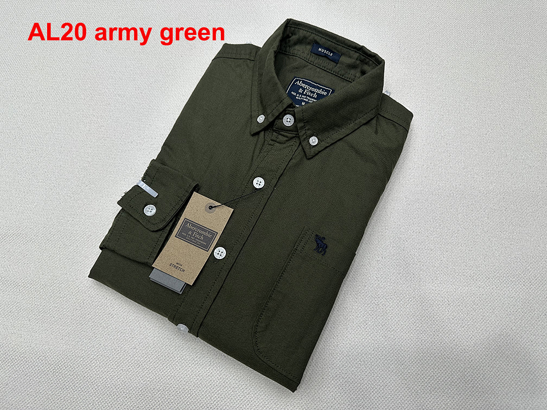 A60 Abercrombie men shirts long sleeve — תמונה 4