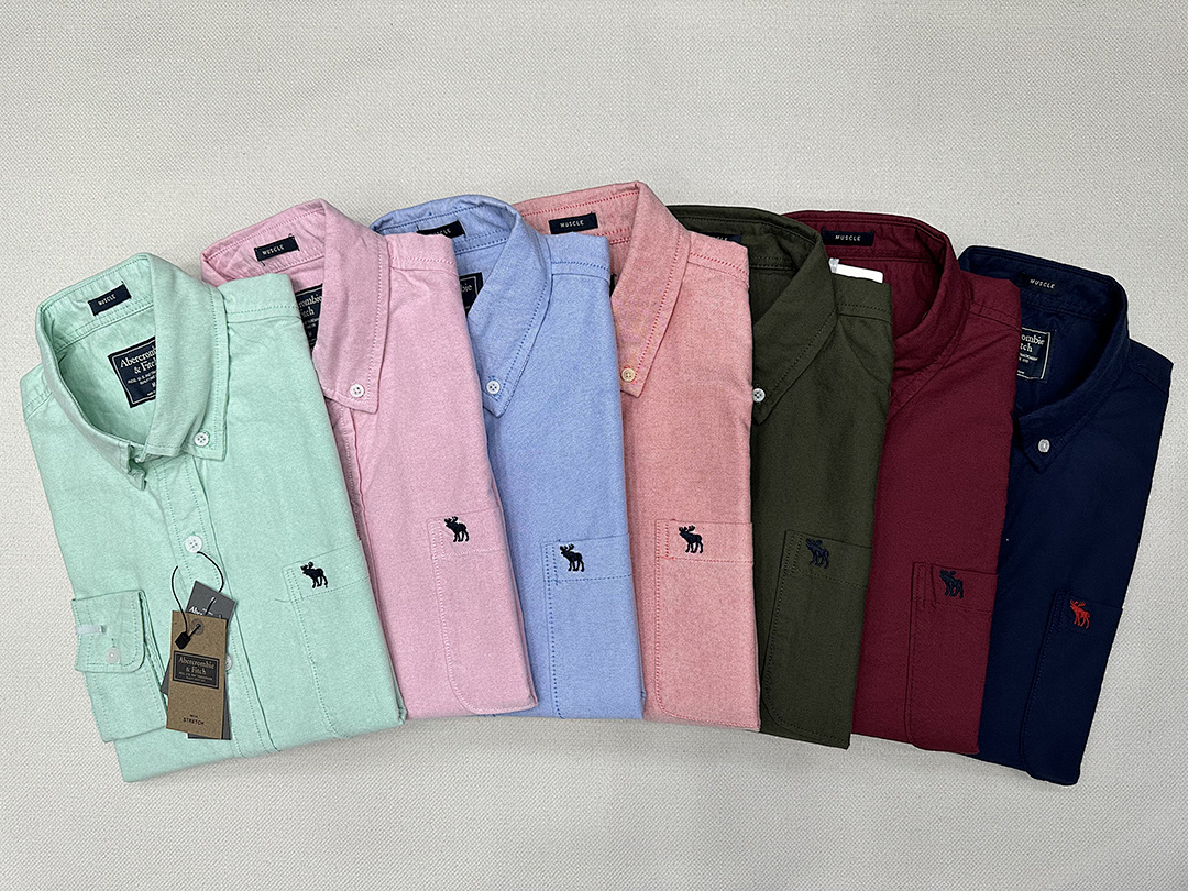 A60 Abercrombie men shirts long sleeve — תמונה 24