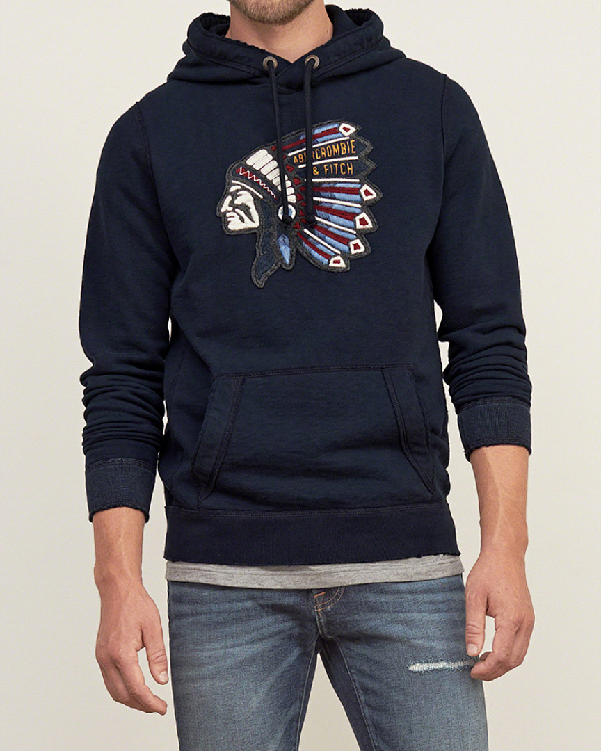 Abercrombie & Fitch Logo Popover Hoodie · A2830 — תמונה 33