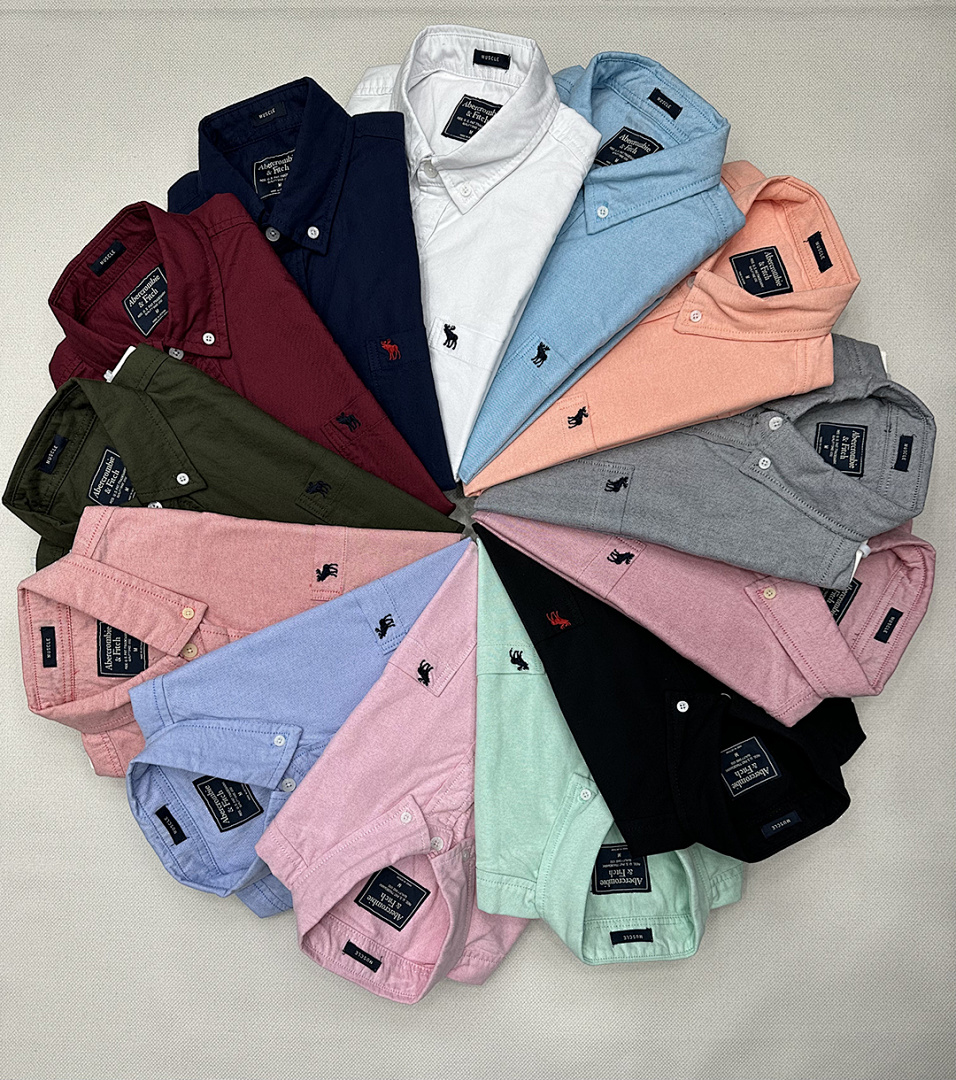 A60 Abercrombie men shirts long sleeve — תמונה 23